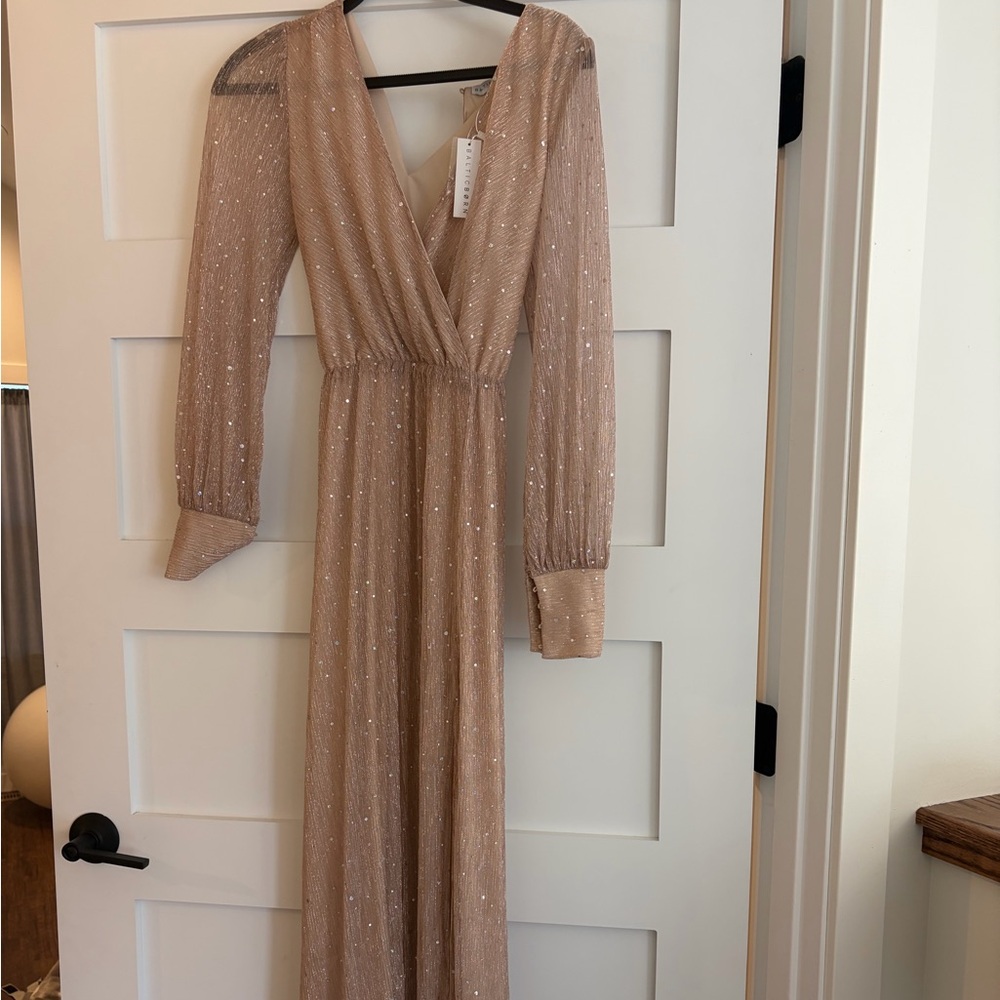 Baltic Born Shimmering Long Sleeve Dress